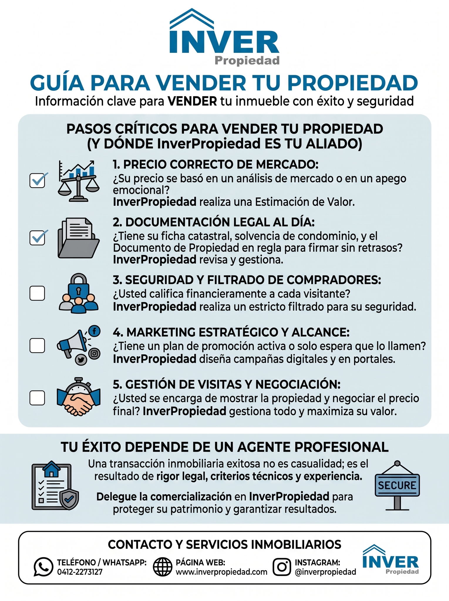 Guía para vender tu propiedad